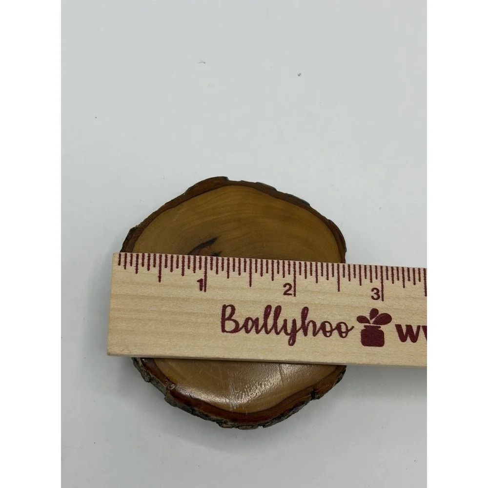 Vintage Wood Stump Cut Limb Belt Buckle Handmade Boho Hippie‎ Arborist Nature